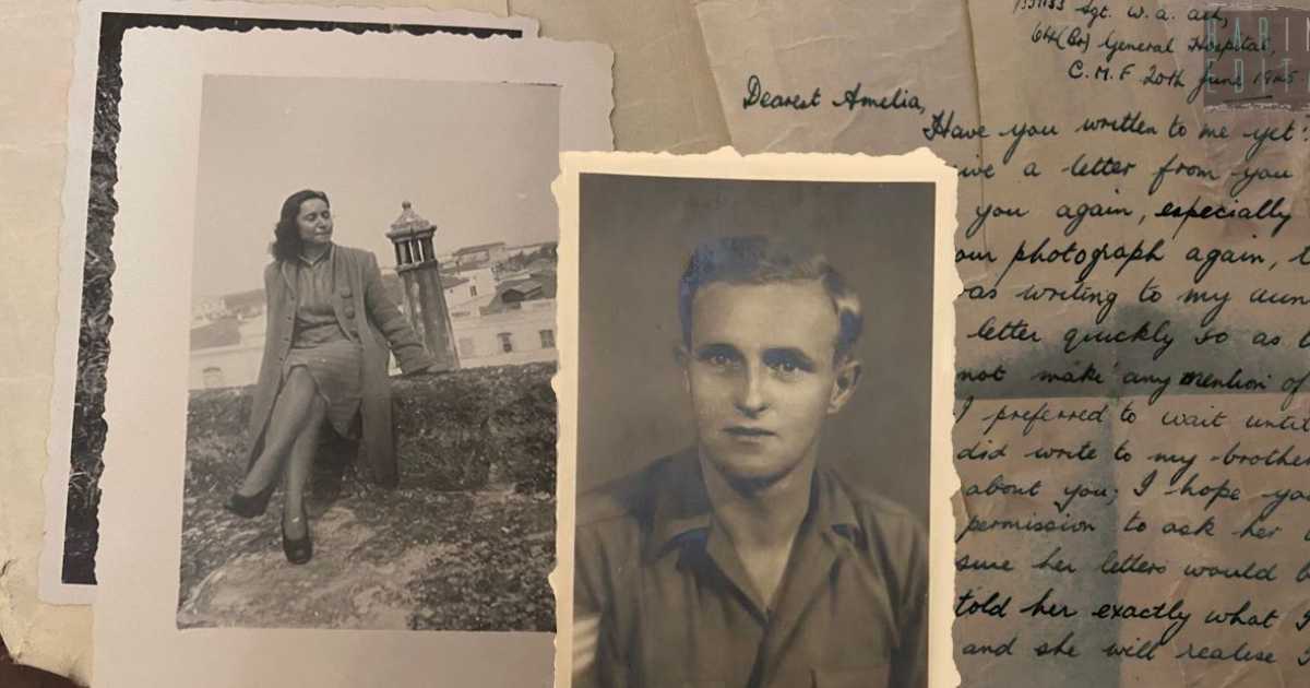 Lettere d'amore in guerra: la storia tra la pugliese Amelia e l'inglese Bill trovata in un cassetto